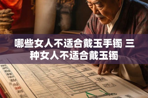 哪些女人不适合戴玉手镯 三种女人不适合戴玉镯