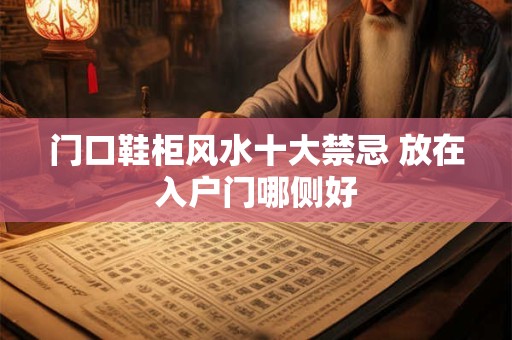 门口鞋柜风水十大禁忌 放在入户门哪侧好