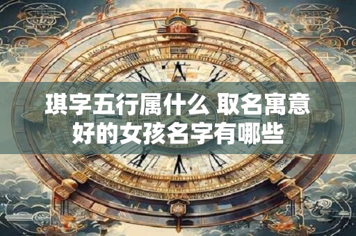 琪字五行属什么 取名寓意好的女孩名字有哪些