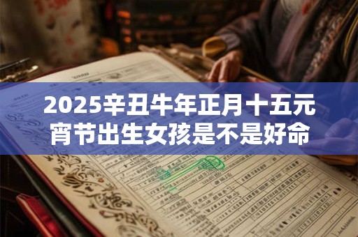 2025辛丑牛年正月十五元宵节出生女孩是不是好命