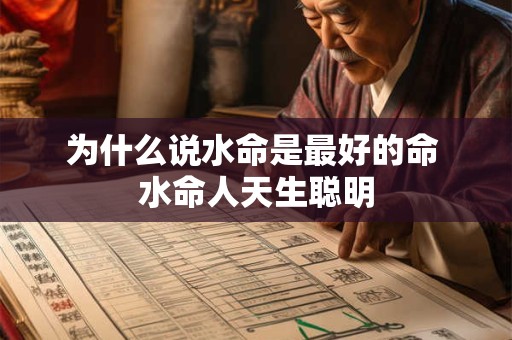 为什么说水命是最好的命 水命人天生聪明