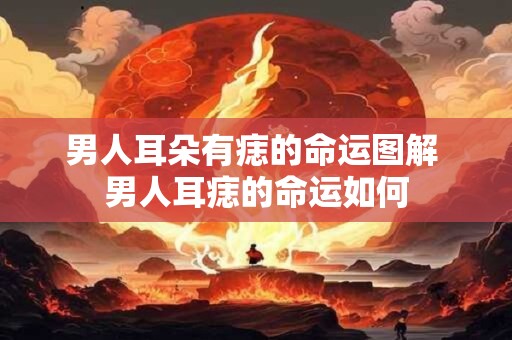 男人耳朵有痣的命运图解 男人耳痣的命运如何