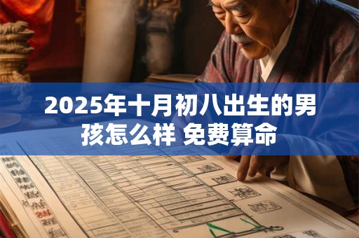 2025年十月初八出生的男孩怎么样 免费算命