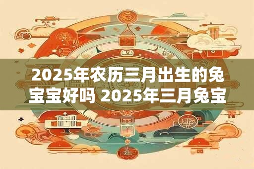 2025年农历三月出生的兔宝宝好吗 2025年三月兔宝宝好养吗