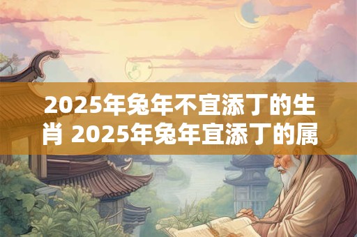 2025年兔年不宜添丁的生肖 2025年兔年宜添丁的属相