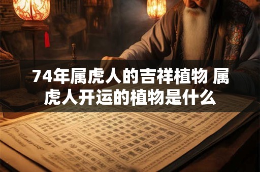 74年属虎人的吉祥植物 属虎人开运的植物是什么