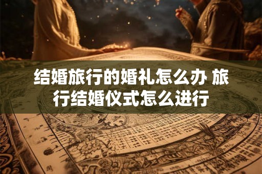 结婚旅行的婚礼怎么办 旅行结婚仪式怎么进行