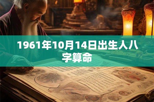 1961年10月14日出生人八字算命
