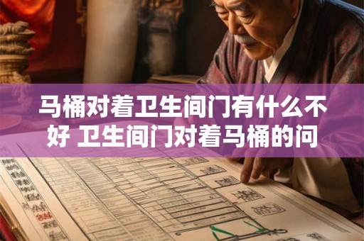 马桶对着卫生间门有什么不好 卫生间门对着马桶的问题