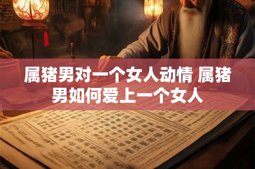 属猪男对一个女人动情 属猪男如何爱上一个女人