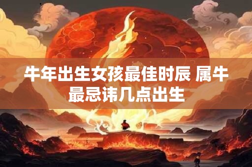 牛年出生女孩最佳时辰 属牛最忌讳几点出生