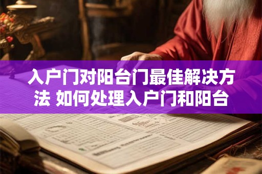入户门对阳台门最佳解决方法 如何处理入户门和阳台门的对接