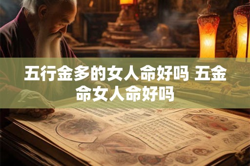 五行金多的女人命好吗 五金命女人命好吗