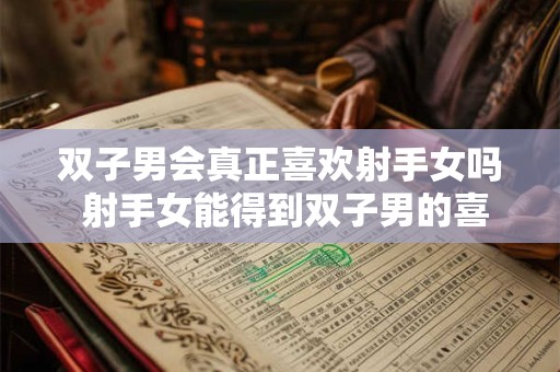 双子男会真正喜欢射手女吗 射手女能得到双子男的喜欢吗