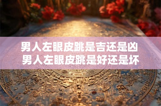 男人左眼皮跳是吉还是凶 男人左眼皮跳是好还是坏
