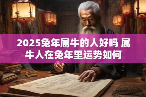 2025兔年属牛的人好吗 属牛人在兔年里运势如何