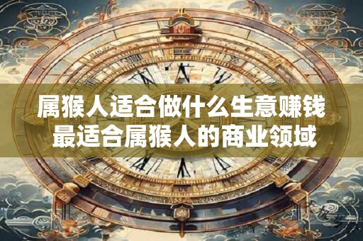 属猴人适合做什么生意赚钱 最适合属猴人的商业领域