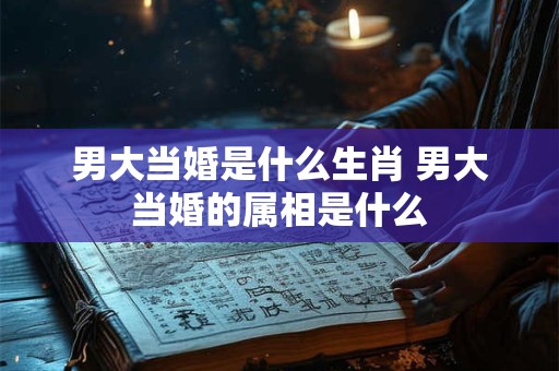 男大当婚是什么生肖 男大当婚的属相是什么