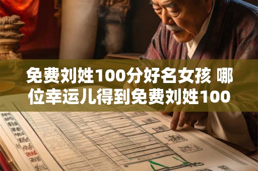 免费刘姓100分好名女孩 哪位幸运儿得到免费刘姓100分好名女孩