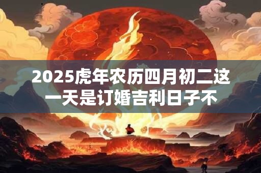 2025虎年农历四月初二这一天是订婚吉利日子不 2025虎年农历四月初二这一天是订婚吉利日子不