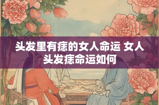 头发里有痣的女人命运 女人头发痣命运如何