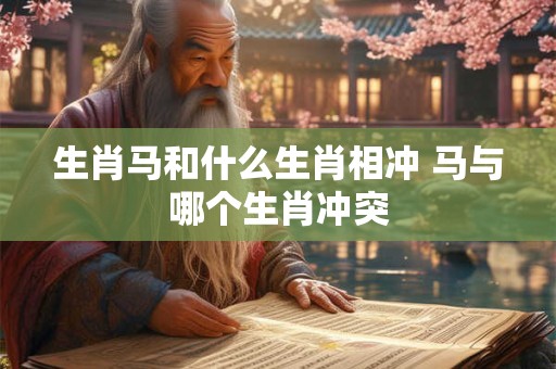生肖马和什么生肖相冲 马与哪个生肖冲突