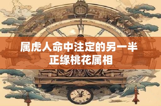 属虎人命中注定的另一半 正缘桃花属相