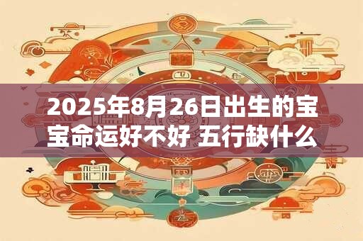 2025年8月26日出生的宝宝命运好不好 五行缺什么