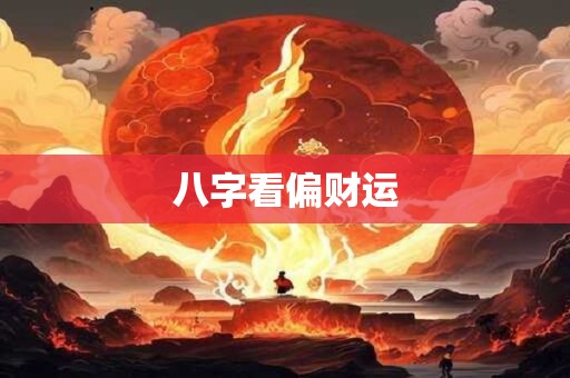 八字看偏财运