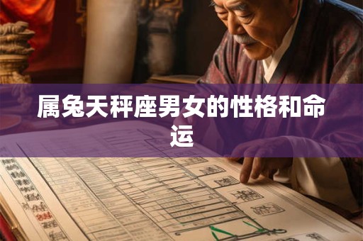 属兔天秤座男女的性格和命运