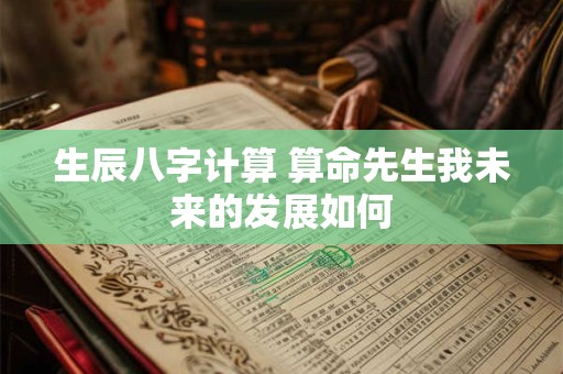 生辰八字计算 算命先生我未来的发展如何