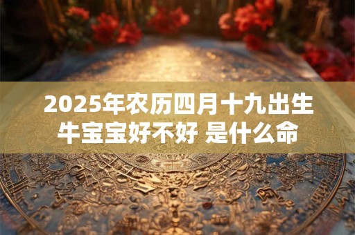 2025年农历四月十九出生牛宝宝好不好 是什么命