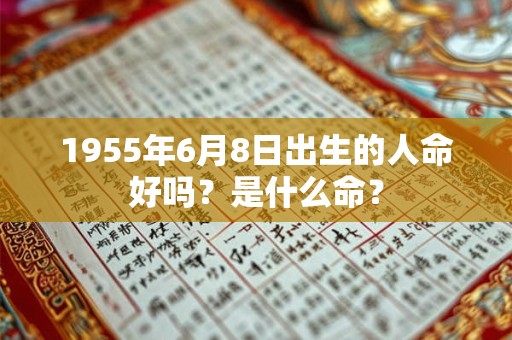 1955年6月8日出生的人命好吗？是什么命？