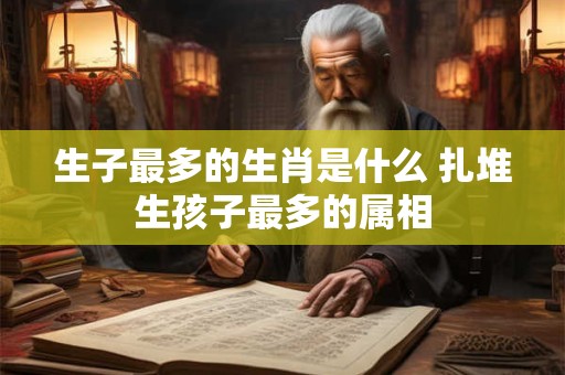 生子最多的生肖是什么 扎堆生孩子最多的属相