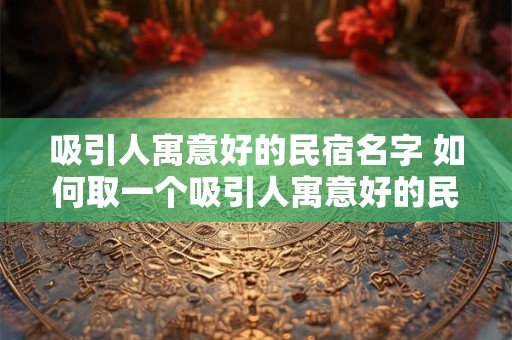 吸引人寓意好的民宿名字 如何取一个吸引人寓意好的民宿名字