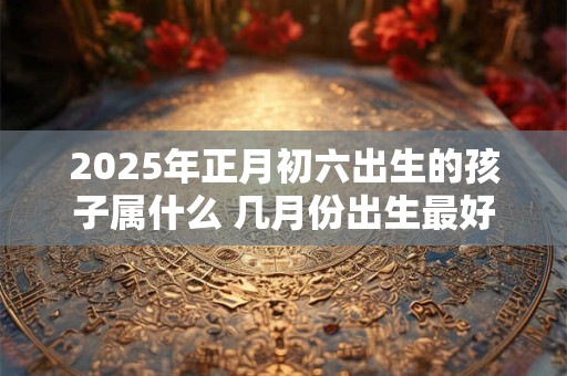 2025年正月初六出生的孩子属什么 几月份出生最好