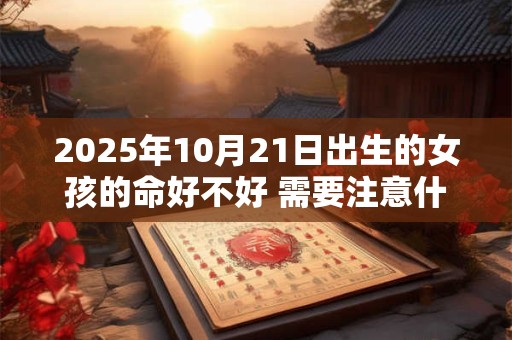 2025年10月21日出生的女孩的命好不好 需要注意什么