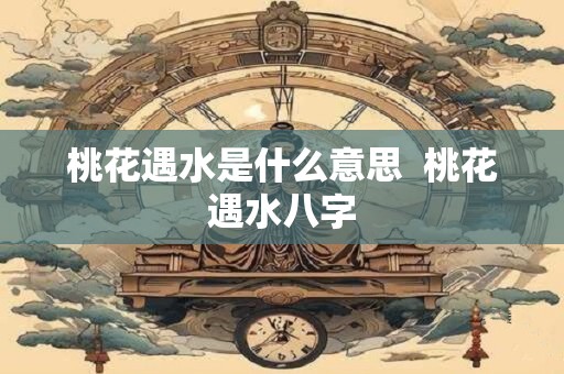 桃花遇水是什么意思  桃花遇水八字