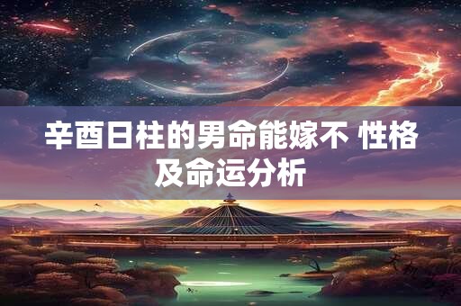 辛酉日柱的男命能嫁不 性格及命运分析
