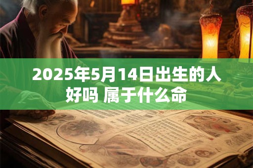 2025年5月14日出生的人好吗 属于什么命