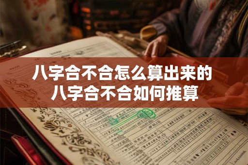 八字合不合怎么算出来的 八字合不合如何推算