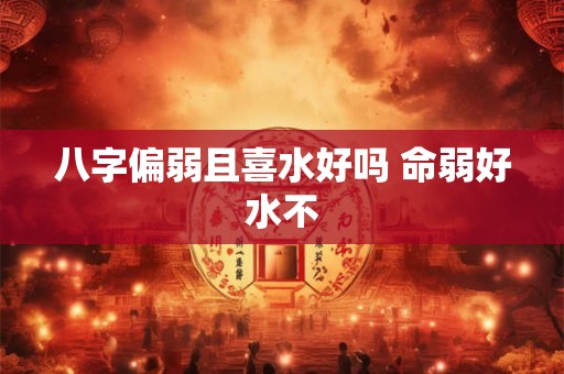 八字偏弱且喜水好吗 命弱好水不