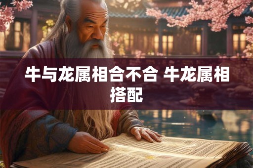 牛与龙属相合不合 牛龙属相搭配
