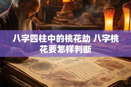 八字四柱中的桃花劫 八字桃花要怎样判断