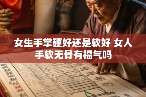 女生手掌硬好还是软好 女人手软无骨有福气吗