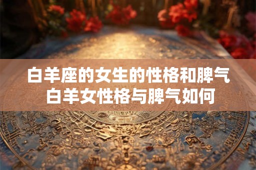白羊座的女生的性格和脾气 白羊女性格与脾气如何