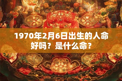 1970年2月6日出生的人命好吗？是什么命？