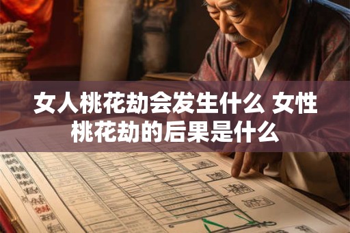 女人桃花劫会发生什么 女性桃花劫的后果是什么