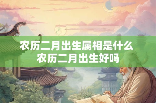 农历二月出生属相是什么 农历二月出生好吗