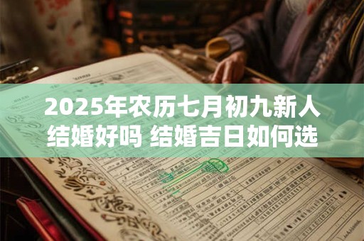 2025年农历七月初九新人结婚好吗 结婚吉日如何选择